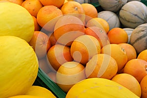 Oranges and melons