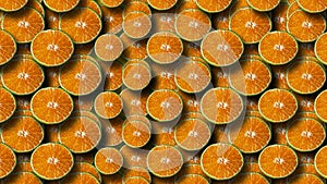 Naranjas patrón sobre el claro moderno 