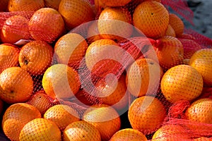 Oranges for sale at market place