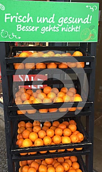 Oranges for sale photo