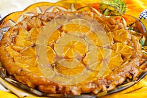 Oranges tart tatin