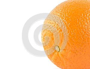 Oranges on a white background .