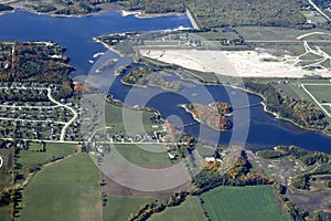 Orangeville Ontario, aerial