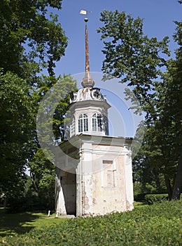 Oranienbaum (Lomonosov). Upper park. Entrance honourable gate of fortress of the emperor Pyotr III photo
