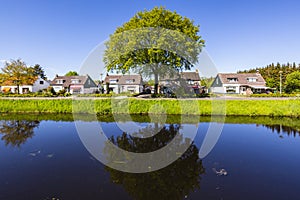 Oranje village on a sunny day. Oranje, the Netherlands