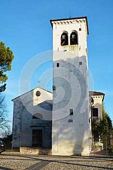 Oratorio against the sky, Conegliano Veneto