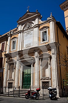 Oratory of the Most Holy Crucifix located in central Rome built in 1568