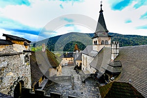 Orava castle wide angle