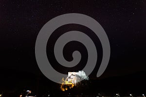 Orava Castle At Night