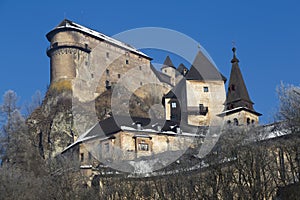 Orava Castle Oravsky hrad . Slovakia.