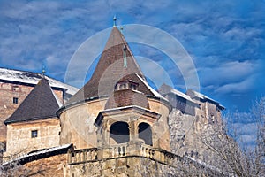 Orava Castle Oravsky hrad . Slovakia.