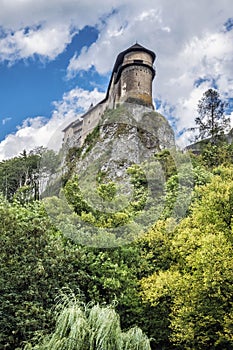 Orava castle ruins, Slovakia, travel destination