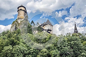 Orava castle ruins, Slovakia, travel destination