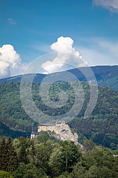 Perspective of Orava castle in Slovakia