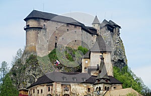 Oravsky castle in Slovakia