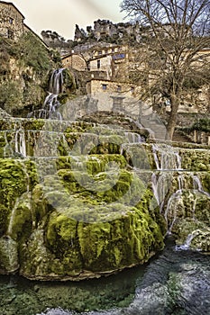 Orbaneja del Castillo Waterfall, Spain photo