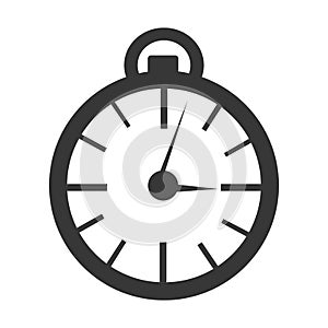 orbed clock time concept, graphic