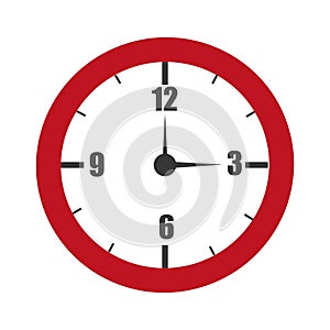 orbed clock with time icons, graphic
