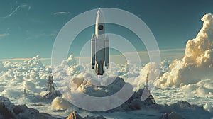 orbit elevating rocket