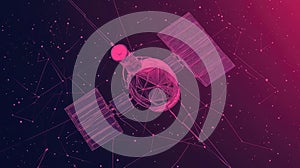 orbit flowing tech satellite