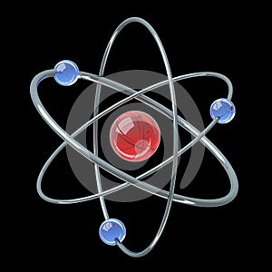 Orbital model of atom