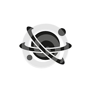 Orbiting Planet Icon