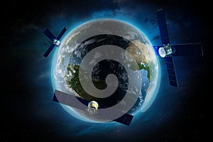 Orbiting Satellites photo