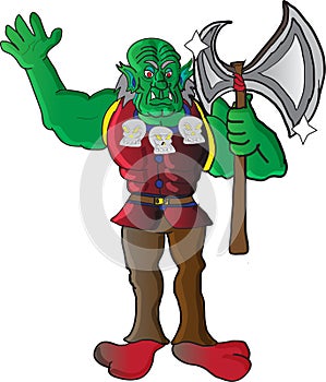 Orc with axe