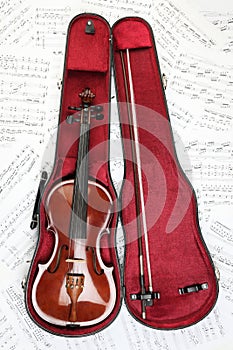 Orchesrta instrument violin case