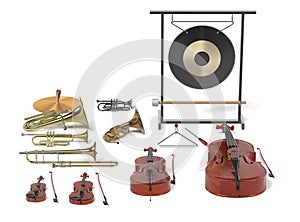 Orchestra musical instruments