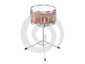 Orchestra Small drum isolated on white 3D rendering