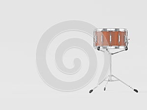 Orchestra Small drum on white 3D rendering