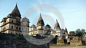 Orchha Chhatris temples, india