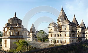 Orchha Chhatris temples, india