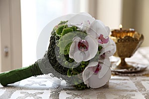 Orchid bridal bouquet