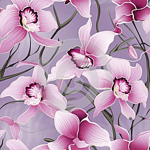 Orchid wallpaper for a stylish and elegant look