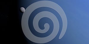 Dwarf Planet Orcus orbiting near Neptune planet