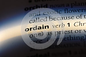 ordain