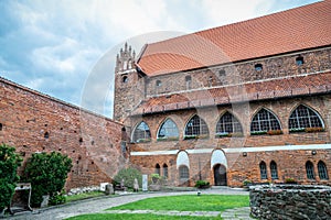 Ordensburg castle in Olsztyn, Poland