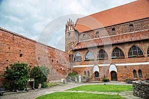 Ordensburg castle in Olsztyn, Poland