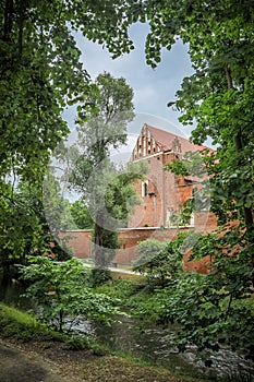 Ordensburg castle in Olsztyn, Poland