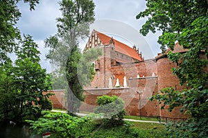 Ordensburg castle in Olsztyn, Poland