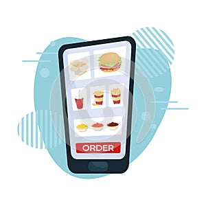 Order food home in the mobile app. Food delivery to your home