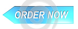 ORDER NOW on blue arrow - 3D rendering
