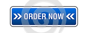 Order now button blue