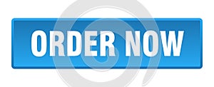 order now button. order now square isolated push button.