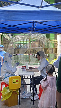 Shenzhen, China: citizens are lining up for free nucleic acid testing