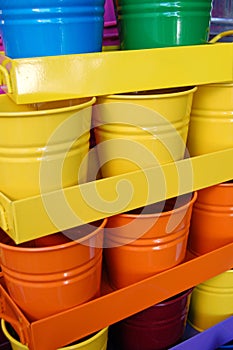 Ordered pails and containers