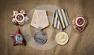 Orders, medals.