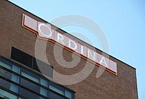 Ordina on a wall of a building